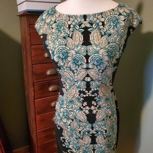 Maggy London Paisly Print Work Dress